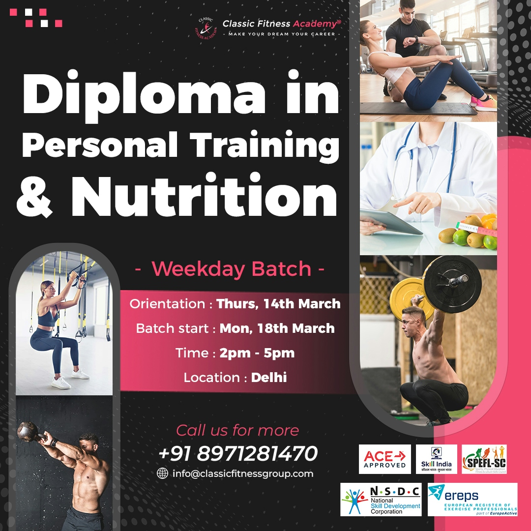 Diploma In Personal Training And Nutrition Course